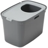 Siva mačji WC 39x59 cm Moderna Top Cat –