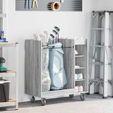 Golf ormar s kotačem Jednobojno Siva Sonoma 90 x 45 x 98 cm | shoptok.hr