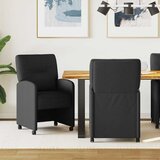 vidaXL Trpezarijske stolice 2 pcs Crna 57 x 67 x 95 cm tkanina | shoptok.hr