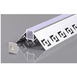 Optonica OT-5165 - aluprofil 2M za led trake sa difuzorom ugradni u gips ugaoni 53X25 Cene