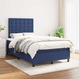  s oprugama i madracem plavi 120 x 190 cm od tkanine | shoptok.hr