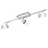 Eglo davida reflektor/3, led, gu10, 3x5w, 3x400lm, krom/bijela | shoptok.hr