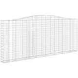  Lučne gabionske košare 3 kom 400x30x160/180cm pocinčano željezo | shoptok.hr
