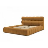 Bobochic Paris Senf žuti tapecirani bračni krevet s prostorom za odlaganje s podnicom 160x200 cm Mont Blanc – | shoptok.hr