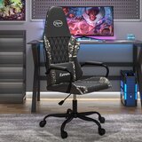 vidaXL Masažni gaming stol črno in kamuflažno umetno usnje Cene