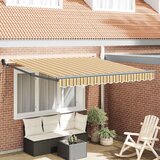 vidaXL retraktilna tenda večbarvno 300x250 cm tkanine Cene