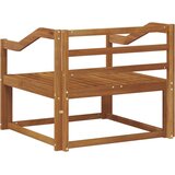  Srednja sofa za van Čvrsto drvo akacije Prirodna - Prirodna Nagnuto | shoptok.hr