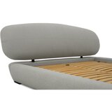 Scandic Svijetlo sivi tapecirani bračni krevet s prostorom za odlaganje s podnicom 160x200 cm Odette – | shoptok.hr