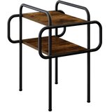  Stolić za kavu Dimljeni hrast 40 x 40 x 51 cm Konstruirano drvo - Dimljeni hrast 40 x 40 x 51 cm | shoptok.hr
