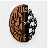 WALLXPERT zidni sat wooden clock 71