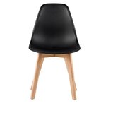 GOODHOME Blagovaonske stolice 4 kom - Black | shoptok.hr