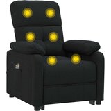  masažna fotelja od tkanine crna | shoptok.hr