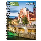 I Feel Slovenia 3D notesnik A6 - LJUBLJANA | Shoptok.si