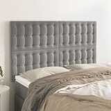  Uzglavlja 4 kom svjetlosivi 72 x 5 x 78/88 cm baršunasti Cijene