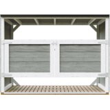 Timbela Nadstrešek za smetnjake 3x240L, vrtna shramba M982A-TUNDRA GREY, (5000255881) | Shoptok.si