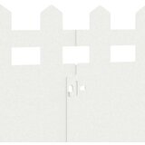 vidaXL Robniki za trato 20 pcs Bela 103 x 0,05 x 22 cm Jeklo | Shoptok.si