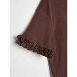 Sinsay Pamučna bluza s volanima | shoptok.hr