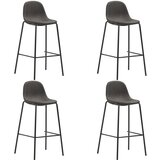 vidaXL 5-dijelni barski set od tkanine tamnosivi | shoptok.hr