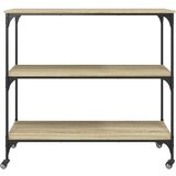  Kuhinjska kolica boja hrasta 102 x 50 x 95 cm konstruirano drvo | Eponuda.com