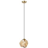 Visilica na sajli CRISTAL 1xE14/15W/230V mesing/zadimljeno bež | Eponuda.com