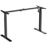 Logilink electrically adjustable sit-stand desk frame, 1 motor, 710–1190 mm, black, EO0052 Cene
