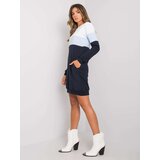 RUE PARIS Dress-RV-SK-5869.04-navy blue | shoptok.hr