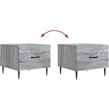  Kava Stol Siva sonoma 49 x 50 x 40 cm Konstruirano drvo | shoptok.hr