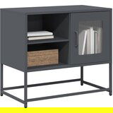 Maison Chic TV omarica - TV stojalo - Televizijska omarica antracit 68x39x60,5 cm jeklo, (21699168) | Shoptok.si