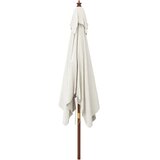  Vrtni suncobran s drvenim stupom boja pijeska 300x300x273 cm | shoptok.hr