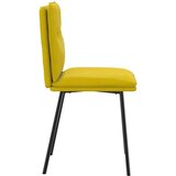  Jedilni stoli 6 kosov rumen žamet, (21832129) | Shoptok.si