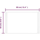  LED kupaonsko ogledalo 50x80 cm | shoptok.hr
