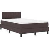 Box spring krevet Tamno smeđa 120 x 190 cm tkanina | shoptok.hr
