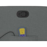 vidaXL Masažni naslanjač temno sivo blago | Shoptok.si