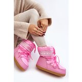 Boto Women's lace-up snow boots in pink Soia | Shoptok.si