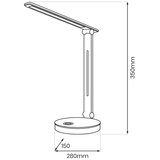  LED RGBW Stona lampa BRUNO LED/5W/5V 3000/4500/6000K bela | Eponuda.com