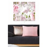 Wallity MDF106652 multicolor decorative mdf painting (3 pieces) Cene