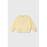 Calvin Klein Jeans Otroški pulover rumena barva, IB0IB02281