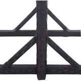  Vrtni stol crni 110 x 53 x 72 cm stakleni i poliratan | shoptok.hr