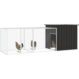  Kavez za kokoši antracit 300x91x100 cm pocinčani čelik | shoptok.hr
