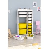 Hanah home višenamenske police montana xs 2D4N8U white yellow | ePonuda.com