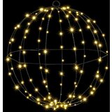 vidaXL Žogica med 320 LED 2 pcs Toplo bela 50 cm Kovina | Shoptok.si