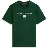 Tommy Hilfiger Majica 'BRAND LOVE' kremna / zelena | Shoptok.si