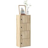  Regal za knjige boja hrasta 40x24x102 cm od konstruiranog drva | shoptok.hr