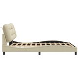  Okvir kreveta s LED-om bez madraca Hvar krem 160x200 cm Tkanina | shoptok.hr