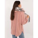 Wool Fashion Italia Scarf-AT-SZ-231301.49-grey-pink | Shoptok.si