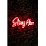 WALLXPERT dekorativna plastična led rasveta stay alive red | ePonuda.com