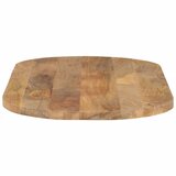 Stolna ploča 100x50x2,5 cm ovalna od masivnog drva manga | shoptok.hr