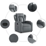  Naslonjač od umjetne kože sivi | shoptok.hr