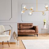 Toolight staklena viseća svjetiljka zlatne staklene 7 ruku APP507-7C | shoptok.hr