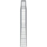  Lučne gabionske košare 15kom 400x30x180/200cm pocinčano željezo | shoptok.hr